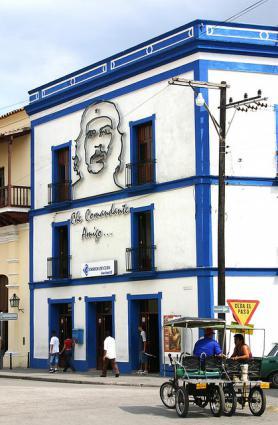 Kubánské město Camagüey a jeden z domů