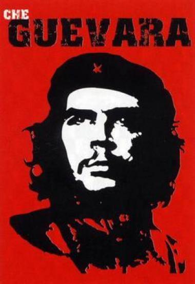 Plakát s kubánským revolucionářem Che Guevarou